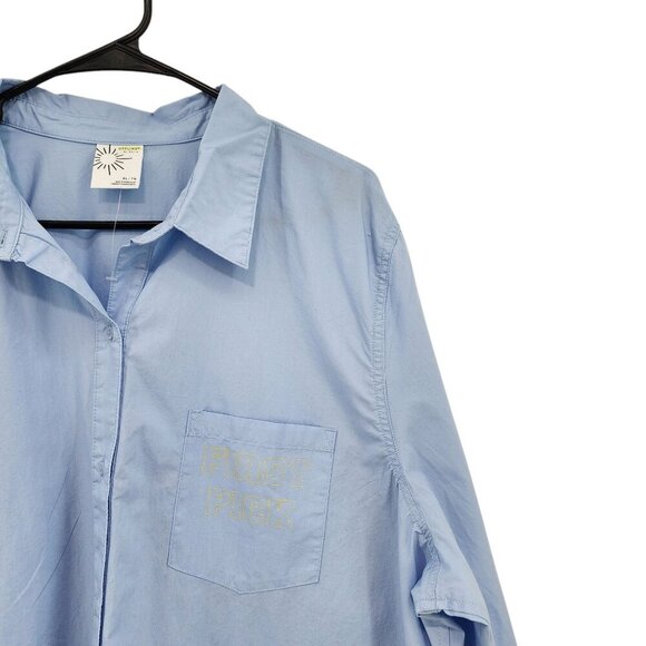 Offline by Aerie Women's 100% Cotton Button Down Shirt - XL - Picture 2 of 8